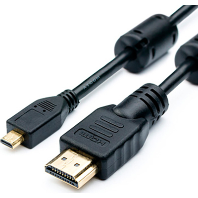 Кабель мультимедійний HDMI A to HDMI D (micro), 2.0m Atcom (22402) (U0956139)