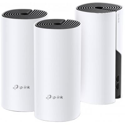 Точка доступа Wi-Fi TP-Link DECO E4 3 pcs AC1200, 2xFE LAN/WAN, MESH, MU-MIMO, Beamformi (DECO-E4-3-PACK) (U0416945)