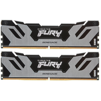 Модуль памяти для компьютера DDR5 32GB (2x16GB) 6000 MHz FURY Renegade Silver Kingston Fury (ex.HyperX) (KF560C32RSK2-32) (U0722029)