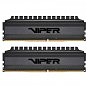 Модуль памяти для компьютера DDR4 16GB (2x8GB) 3000 MHz Viper Blackout Patriot (PVB416G300C6K) (U0416158)