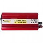 Автомобильный инвертор Bottari DC 12V — AC 230V 600W «POWER-600» (30200-IS)