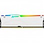 Модуль пам'яті для комп'ютера DDR5 16GB 5600 MHz Beast White RGB Kingston Fury (ex.HyperX) (KF556C36BWEA-16) (U0862918)