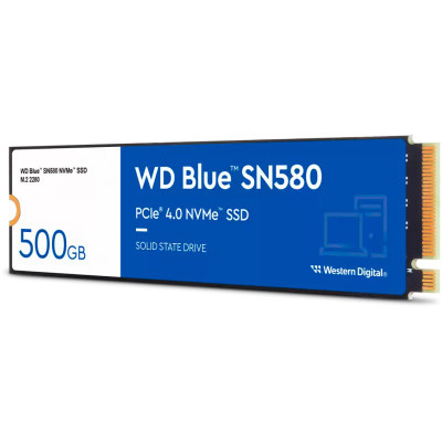 Накопитель SSD M.2 2280 500GB SN580 Blue WD (WDS500G3B0E) (U0886129)