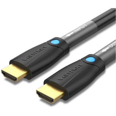 Кабель мультимедийный HDMI to HDMI 8.0m V2.0 Engineering 4K 60Hz 18Gbps HD 7.1 PVC Black Vention (AAMBK) (U0955488)