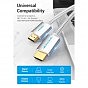 Кабель мультимедийный HDMI to HDMI 2.0m V2.0 4K 60Hz Silver Metal Type Vention (AABIH) (U0955478)