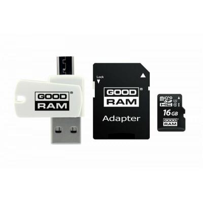 Карта пам'яті Goodram 16Gb microSDHC class 10 UHS-I (M1A4-0160R12) (U0421948)