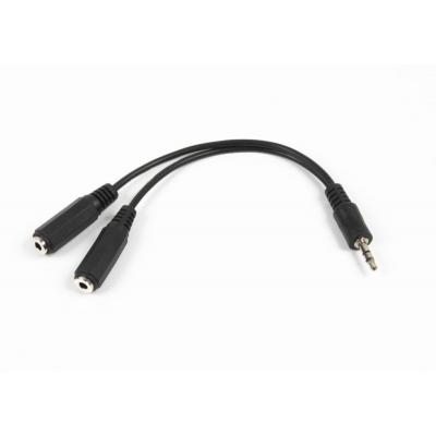 Кабель мультимедийный Jack 3.5mm M to 2 x Jack 3.5mm F 0.1m Cablexpert (CCA-415-0.1M) (U0383976)