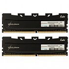 Модуль памяти для компьютера DDR4 16GB (2x8GB) 3200 MHz Kudos Black eXceleram (EKBLACK4163216AD)