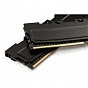 Модуль памяти для компьютера DDR4 16GB (2x8GB) 3200 MHz Kudos Black eXceleram (EKBLACK4163216AD) (U0391629)