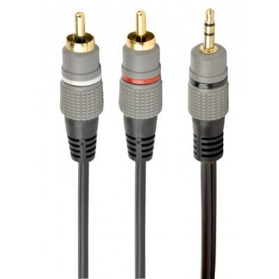 Кабель мультимедийный 3.5mm Jack to 2хRCA M 10.0m Cablexpert (CCA-352-10M) (U0455394)