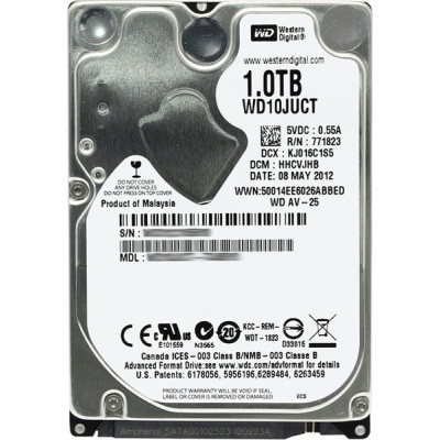 Жесткий диск для ноутбука 2.5» 1TB WD (# WD10JUCT #) (U0903371)