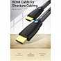 Кабель мультимедийный HDMI to HDMI 10.0m V2.0 Engineering 4K 60Hz 18Gbps HD 7.1 PVC Black Vention (AAMBL) (U0955491)