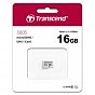 Карта памяти Transcend 16GB microSDHC class 10 UHS-I U1 (TS16GUSD300S) (U0309087)