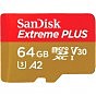 Карта памяти SanDisk 64GB microSD class 10 V30 Extreme PLUS (SDSQXBU-064G-GN6MA) (U0874217)