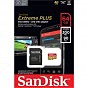 Карта памяти SanDisk 64GB microSD class 10 V30 Extreme PLUS (SDSQXBU-064G-GN6MA) (U0874217)