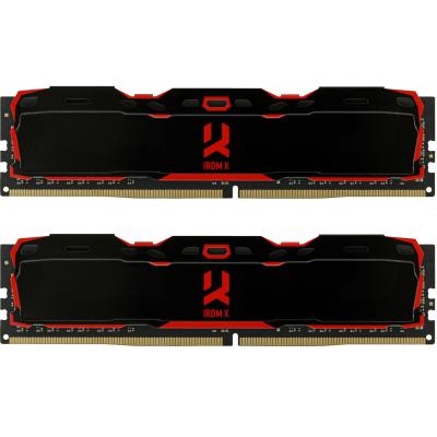 Модуль пам'яті для комп'ютера DDR4 16GB (2x8GB) 2666 MHz IRDM Black Goodram (IR-X2666D464L16S/16GDC) (U0275928)