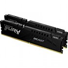 Модуль памяти для компьютера DDR5 32GB (2x16GB) 6000 MHz Beast Black Kingston Fury (ex.HyperX) (KF560C40BBK2-32)