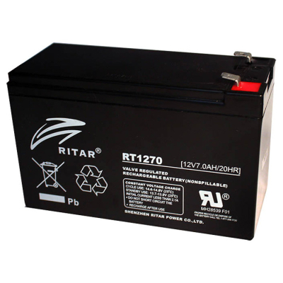 Батарея к ИБП Ritar AGM RT1270, 12V-7Ah (RT1270) (U0126166)