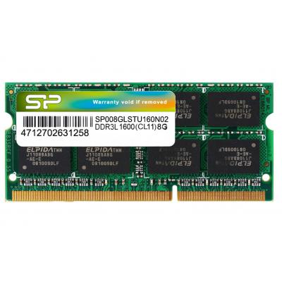 Модуль памяти для ноутбука SoDIMM DDR3L 8GB 1600 MHz Silicon Power (SP008GLSTU160N02) (U0141776)