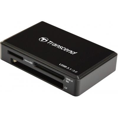 Считыватель флеш-карт Transcend USB 3.1 Black (TS-RDF8K2) (U0357828)