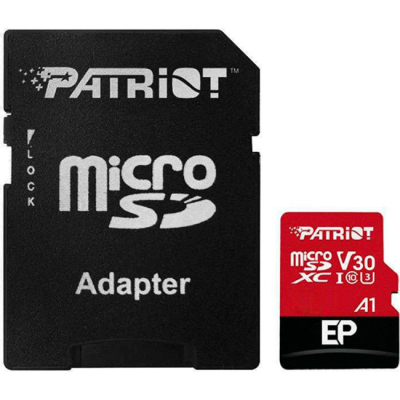 Карта памяти Patriot 1TB microSD class 10 UHS-I U3 (PEF1TBEP31MCX) (U0862774)