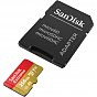 Карта памяти SanDisk 256GB microSD class 10 UHS-I U3 Extreme (SDSQXAV-256G-GN6MA) (U0862779)