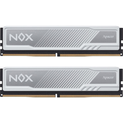 Модуль пам'яті для комп'ютера DDR4 16GB (2x8GB) 3200 MHz NOX White Apacer (AH4U16G32C28YMWAA-2) (U0887981)