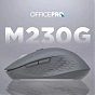 Мышка OfficePro M230G Silent Click Wireless/Bluetooth Gray (M230G) (U0943847)