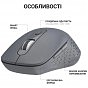 Мышка OfficePro M230G Silent Click Wireless/Bluetooth Gray (M230G) (U0943847)