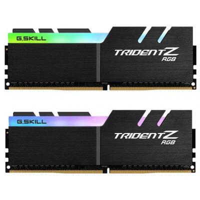 Модуль пам'яті для комп'ютера DDR4 32GB (2x16GB) 3200 MHz TridentZ RGB Black G.Skill (F4-3200C16D-32GTZR) (U0314838)