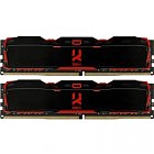 Модуль памяти для компьютера DDR4 32GB (2x16GB) 3200 MHz IRDM Black Goodram (IR-X3200D464L16A/32GDC)