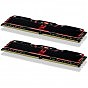 Модуль памяти для компьютера DDR4 32GB (2x16GB) 3200 MHz IRDM Black Goodram (IR-X3200D464L16A/32GDC) (U0568117)