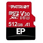 Карта памяти Patriot 512GB microSD class 10 UHS-I U3 (PEF512GEP31MCX)