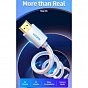 Кабель мультимедийный HDMI to HDMI 3.0m V2.0 4K 60Hz Silver Metal Type Vention (AABII) (U0955482)