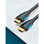 Кабель мультимедийный HDMI to HDMI 15.0m V2.0 4K 30Hz PVC Vention (VAA-M02-B1500) (U0955492)