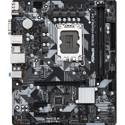 Материнська плата ASRock B760M-HDV/M.2 D4 (U0843220)