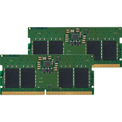 Модуль памяти для ноутбука SoDIMM DDR5 32GB (2x16GB) 4800 MHz Kingston (KVR48S40BS8K2-32) (U0862832)