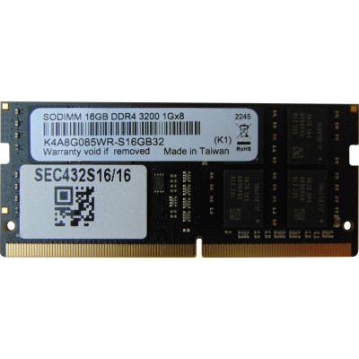 Модуль памяти для ноутбука SoDIMM DDR4 16GB 3200 MHz Samsung (SEC432S16/16) (U0909480)