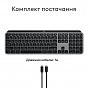 Клавіатура Logitech MX Keys S для MAC Bluetooth/Wireless UA Space Grey (920-011637) (U0965393)