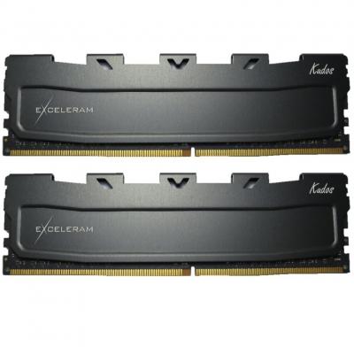 Модуль пам'яті для комп'ютера DDR3L 16GB (2x8GB) 1600 MHz Black Kudos eXceleram (EKBLACK3161611LAD) (U0264590)