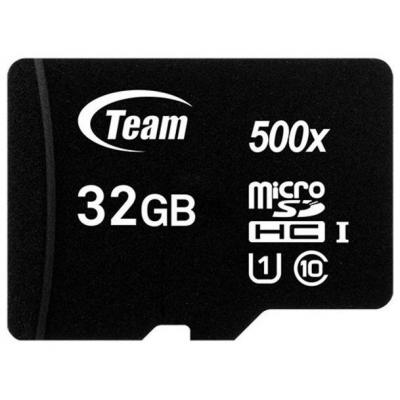 Карта памяти Team 32Gb microSDHC class 10 (TUSDH32GCL10U03) (U0304463)