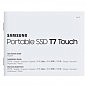 Накопитель SSD USB 3.2 1TB T7 Touch Samsung (MU-PC1T0K/WW) (U0411509)