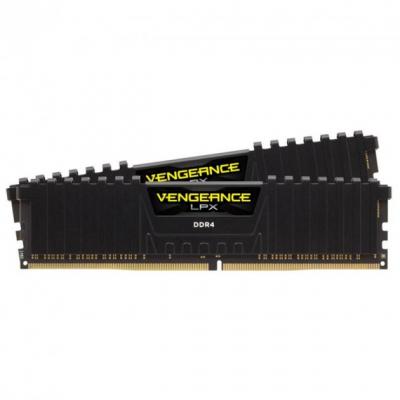 Модуль пам'яті для комп'ютера DDR4 16GB (2x8GB) 3600 MHz Vengeance LPX Black Corsair (CMK16GX4M2D3600C16) (U0519157)