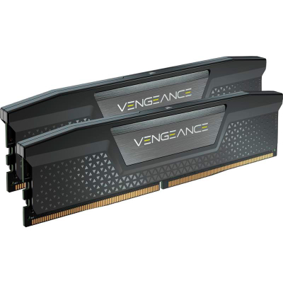 Модуль памяти для компьютера DDR5 48GB (2x24GB) 5200 MHz Vengeance Black Corsair (CMK48GX5M2B5200C38) (U0862731)