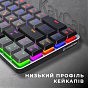 Клавиатура GamePro MK122R Red Swich Low Profile Wireless Dark Gray (MK122R) (U0968319)