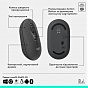 Мышка Logitech POP Mouse With Emoji Bluetooth Graphite (910-007412) (U0972293)