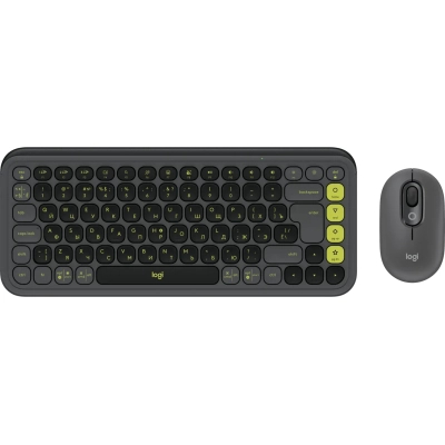 Комплект Logitech POP Icon Combo Bluetooth UA Graphite (920-013156) (U0972307)