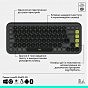 Комплект Logitech POP Icon Combo Bluetooth UA Graphite (920-013156) (U0972307)