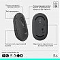 Комплект Logitech POP Icon Combo Bluetooth UA Graphite (920-013156) (U0972307)