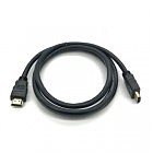 Кабель мультимедийный HDMI to HDMI 10.0m v1.4, OD-7.5mm Merlion (YT-HDMI(M)/(M)HS-10m)